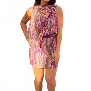 NEW SINCERELY OURS funky fun dress in multicolor